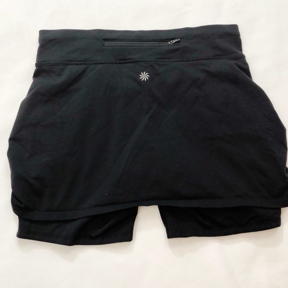 Athleta Contender 2 in 1 Black Skirt Shorts XS - Picture 10 of 10
